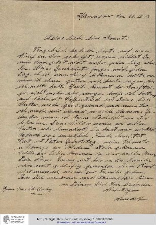 Brief vom 26.12.1903
