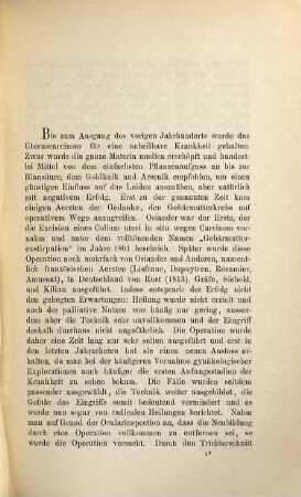 Die Radicaloperationen bei Uterns-Carcinom : Eine historisch-kritische Untersuchung. Inaug.-Diss.