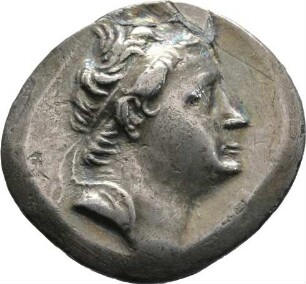 Münze, Tetradrachme, 149-127 v. Chr.