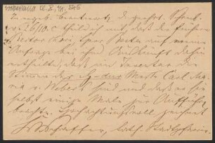 Brief an Eugen Pappenheim : 31.10.1876