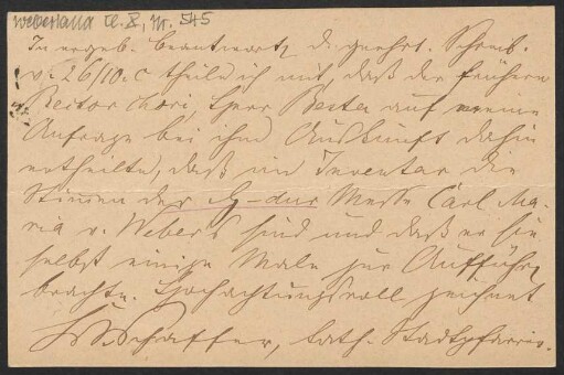 Brief an Eugen Pappenheim : 31.10.1876