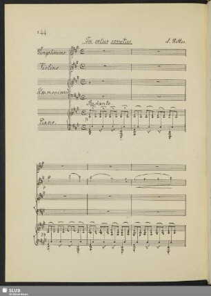 Tu solus sanctus [Noten]
