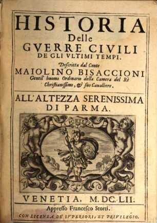 Historia Delle Gverre Civili De Gli Vltimi Tempi
