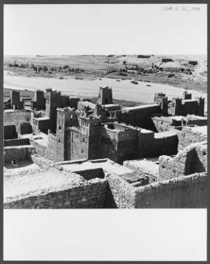 Kasbah Aït-Ben-Haddou : Die Kasbah Aït-Ben-Haddou am Fuße des Hohen Atlas