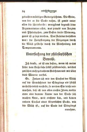 Untersuchung der philosophischen Beweise.