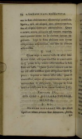 Titulus IV. Ius Circa Declarationem Mentis.