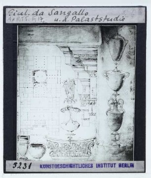 Sangallo (Giuliano), Codex Barberini (Rom, Vatikan, BAV, cod. barb. lat. 4424) : Fol.