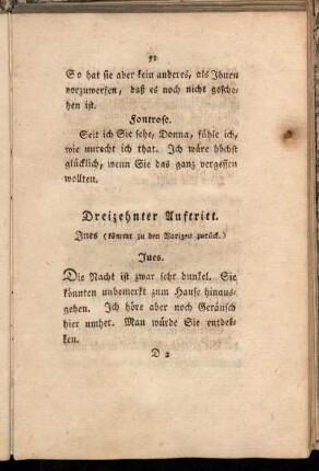 Dreizehnter Auftritt. Ines [...]