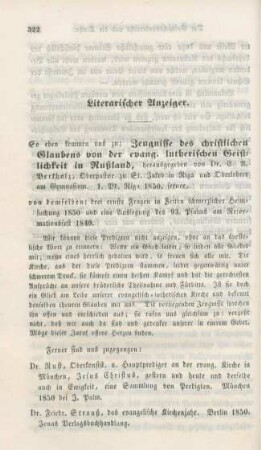 322-323 Literarischer Anzeiger