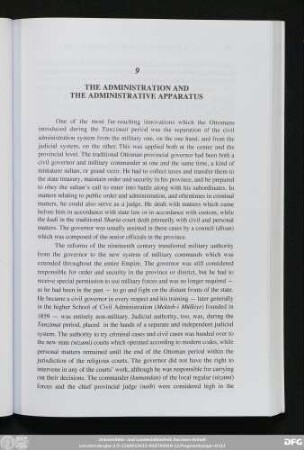 9 The Administration And The Administrative Apparatus