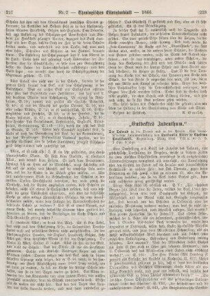218-219 "Entdecktes Judenthum"