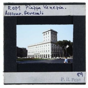 Rom, Piazza Venezia,Rom, Palazzo delle Assicurazioni Generali