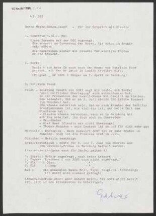 Brief an Ulrich Meyer, 04.03.1993