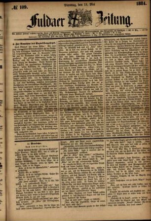 Ausgabe vom Dienstag, den 13. Mai 1884.
