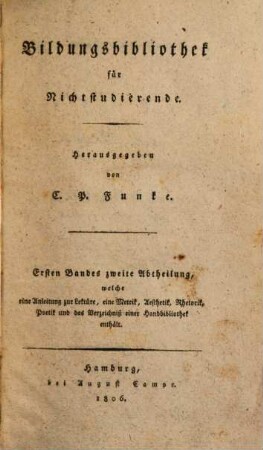 Anleitung zur Lektüre