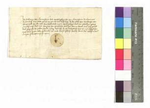 Erkinger von Seinsheim (Sawnsheim) für Ulrich und Albrecht von Hohenlohe: Leistung.