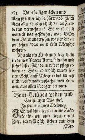 Vom Heiligen Leben und Christlichen Wandel.
