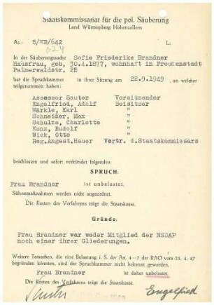 Brandner, Sofie Friederike