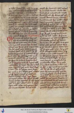 Sermones de sanctis et de communi sanctorum, Fragment