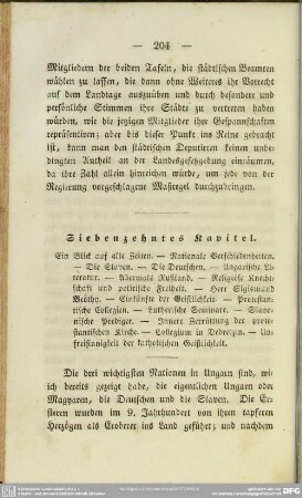 Siebenzehntes Kapitel