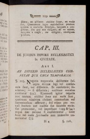 119-130, Caput III