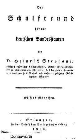 1828/29: Der baierische Schulfreund - 1828/29, 21/22