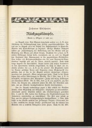X. Rückzugskämpfe