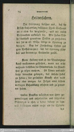Heilverfahren