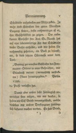 Vorerinnerung der Verfasser [Fortsetzung]