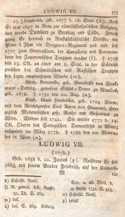 Ernst Ludwig (1678 - 1739.)