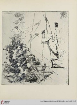 Plate: The knock-out by A. S. Hartrick