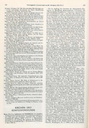 131-136 [Rezension] Meyer, Harding, Luthertum und Katholizismus im Gespräch