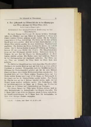 4. Der Höhepunkt der Winterschlacht in der Champagne von Mitte Februar bis Mitte März 1915.