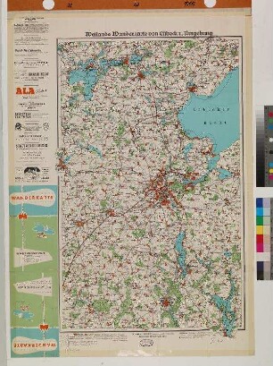 Weilands Wanderkarte von Lübeck u. Umgebung