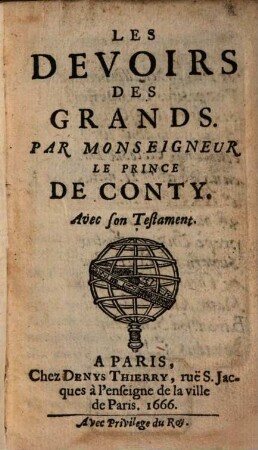 Les Devoirs des Grands