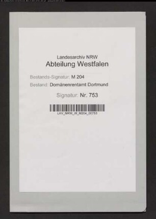 Ablösung einer Zehntrente durch den Landwirt Heinrich Wilhelm Kalthoff in Castrop.