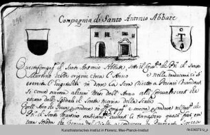 Ansicht des Oratorio di Sant' Antonio Abbate (Misericordia)