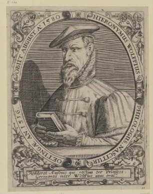 Bildnis des Hieronymus Wolffius
