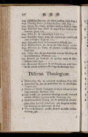 Dissertat. Theologicae