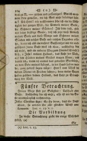 Fünfte Betrachtung.
