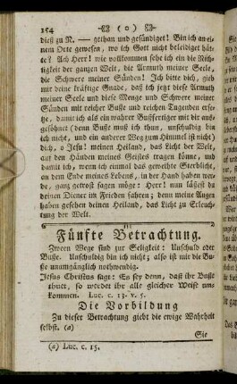 Fünfte Betrachtung.