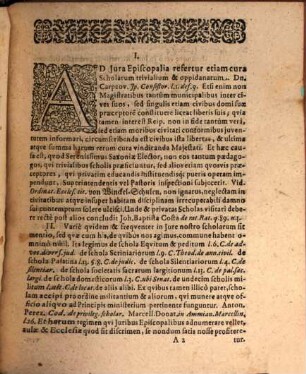 Exercitatio de iuribus maiestatis, agens de iure erigendi academias, creandi doctores, licentiatos, magistros, baccalaureos, poetas, et notarios publicos