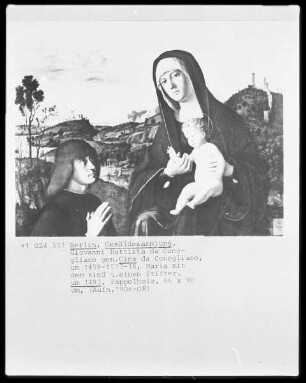 Maria mit dem Kind und einem Stifter