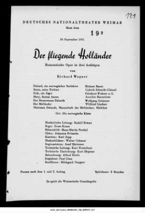 Der fliegende Holländer