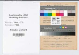 Entnazifizierung Gerhard Straube, geb. 14.05.1913 (Postinspektor)