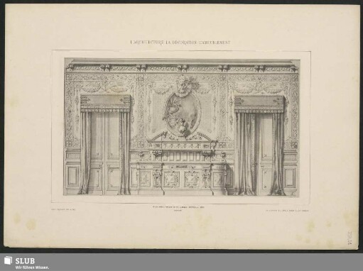 Dekoration und Möbel in der Innenarchitektur