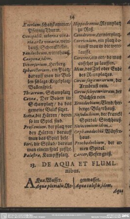 13. De Aqua Et Fluminibus