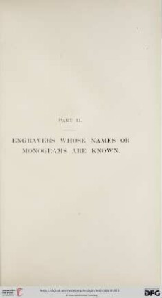 Part II: Engravers whose Names or Monograms are known