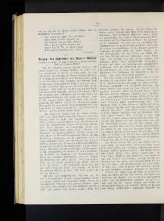 Dienen: das Geheimnis der Inneren Mission