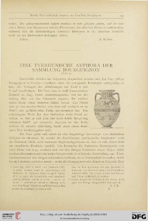 8: Eine tyrrhenische Amphora der Sammlung Bourguignon